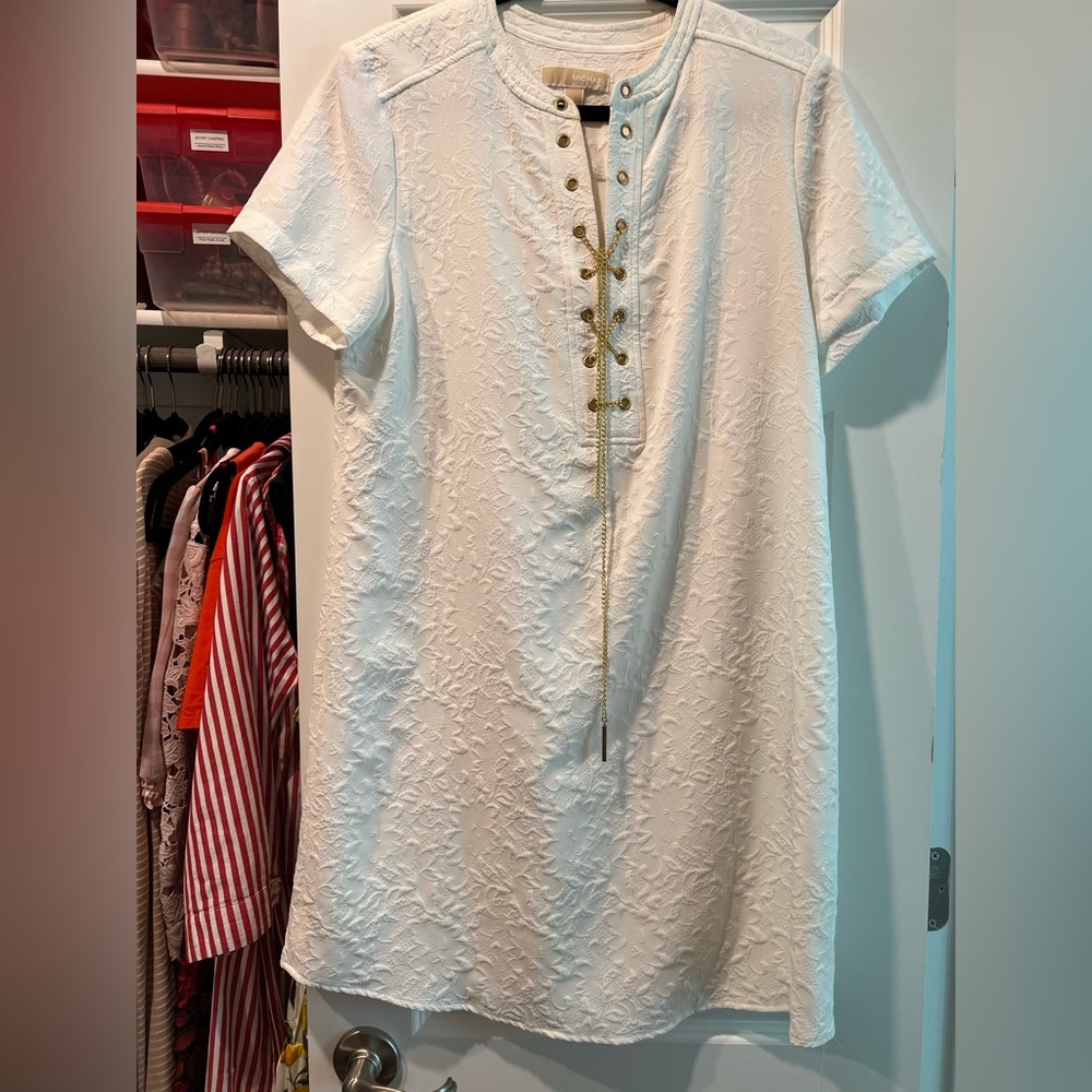 Michael Kors White Dress, Sz L